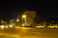 Traffic on Neftchilar Avenue in Baku