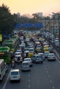 Traffic in New Delhi Royalty Free Stock Photo