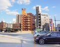 Traffic in Osaka downtown, Japan