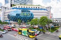 Traffic outside the MBK center