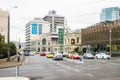 Traffic and Pedestrians on Whitmore Street, downtown Wellington.