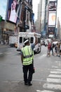 Traffic policeman on Times Square