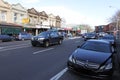 Traffic on Ponsonby road in Auckland New Zealand