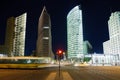 Traffic potsdamer platz, berlin Royalty Free Stock Photo