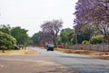Traffic on a road in Harare Royalty Free Stock Photo