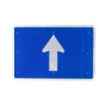 Traffic road sign