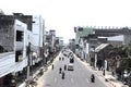 Daily traffic on roads in the Asia Africa area in Bandung City, Indonesia