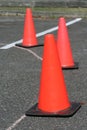 Traffic safety cone Royalty Free Stock Photo