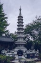 Traffic safety prayer pagoda in Haedong Yonggung Temple