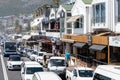 Traffic at Sandy Camps Bay area