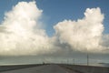 Traffic on Seven Mile Bridge, Florida Keys, USA Royalty Free Stock Photo