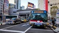 Traffic at Shibuya District in Tokyo, Japan