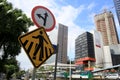 traffic sign in brazil