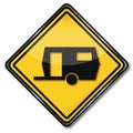 Traffic sign caravans