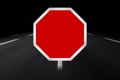 Traffic sign octagon