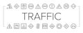 Traffic Sign Road Information Icons Set Vector Royalty Free Stock Photo