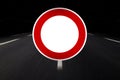 Traffic sign round