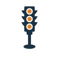 Traffic, sign, signal, signals icon. Editable vector graphics Royalty Free Stock Photo