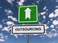 Outsourcing concept Royalty Free Stock Photo