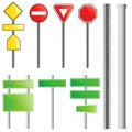 Traffic sign vector Royalty Free Stock Photo