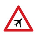 Traffic sign warning for low-flying aircrafts