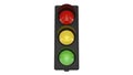 Traffic signal displaying red light Royalty Free Stock Photo