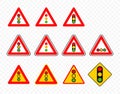 Traffic signals sign vector design