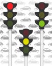 Traffic signals on traffic