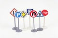 Traffic signs Royalty Free Stock Photo