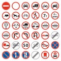 Traffic signs 2 Royalty Free Stock Photo