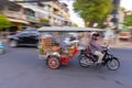 The streets of Phnom Penh downtown, Cambodia