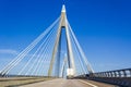 Traffic in summer on Uddevallabron Bridge in Uddevalla, Sweden