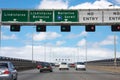 Traffic on Tasman Bridge Royalty Free Stock Photo