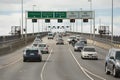 Traffic on Tasman Bridge, Hobart Royalty Free Stock Photo