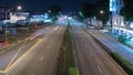 Traffic time lapse at night, 4k