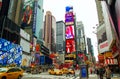 Traffic in the Times Square neighborhood in Midtown, New York, USA