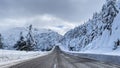 Traffic, transport and winter landscapes on strategic roads