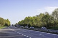 Traffic on dual carriage road, A5,Uk.