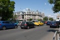Traffic At University Square Bucharest Romania Royalty Free Stock Photo