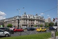 Traffic At University Square In Bucharest Royalty Free Stock Photo