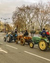 Traffic urban scene, paris, france