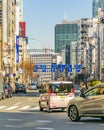 Traffic Urban Scene, Shibuya District, Tokyo, Japan