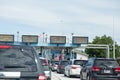 Traffic at US/Canada border crossing