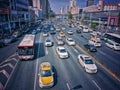 traffic view in Wuhan city