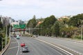 Traffic on Wellington Urban Motorway, New Zealand