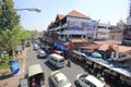 Traffic on Wichayanon Road. Near Kad Luang