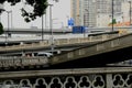 Trafic bridge in Guangzhou City Royalty Free Stock Photo