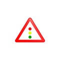 Trafic lightsz icon. Element of road signs icon for mobile concept and web apps. Colored Trafic lightsz icon can be used for web a