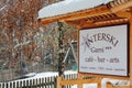 Trafoi, Italy - 03 24 2013: views of the beautiful Alpen village Trafoi in winter landscape Royalty Free Stock Photo