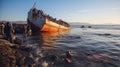 Tragic Shipwreck: Migrant Boat Capsizing with Refugees